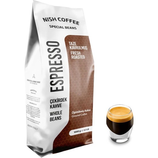 Nish Kahve Espresso Italy Kahve 1 kg Fiyatı Taksit Seçenekleri