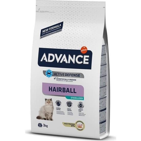 Advance Hairball Hindili Kısırlaştırılmış Kedi Maması 3 kg Fiyatı