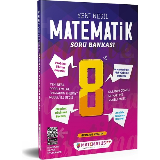 Matematus Yayınları 8. Sınıf Yeni Nesil Matematik Soru Kitabı