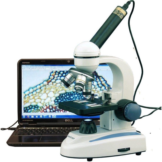 Amscope M158CE Compound Monocular Microscope, WF10X And Fiyatı