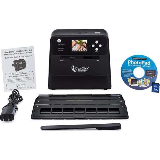 ClearClick 14 MP QuickConvert 2.0 Photo, Slide, and Negative Fiyatı