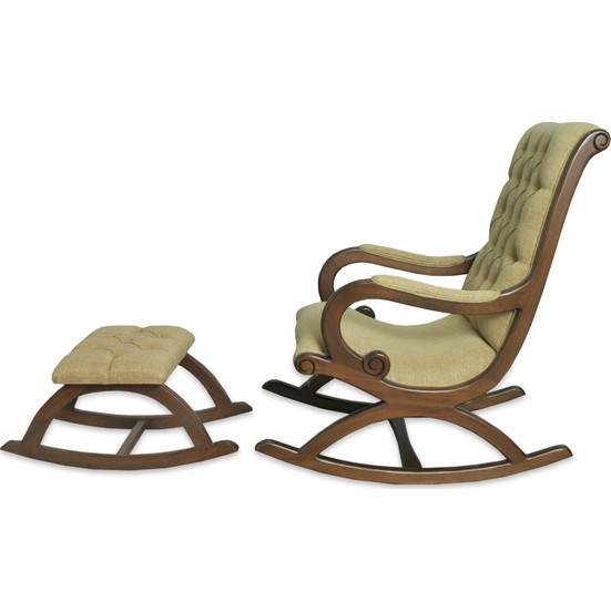 Asedia Teksas CevizSarı Rustik Sallanan Sandalye Fiyatı