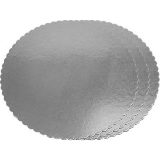 Elitparti 32 cm Gümüş Yuvarlak Karton Pasta Altlığı Kalın Fiyatı