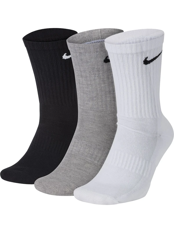 Nike SX7664-901 Everyday Cushioned 3 Lü Çorap Seti