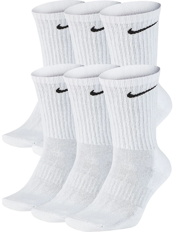 Nike SX7666-100 Everyday Cush Crew 6lı Çorap Seti
