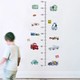 HTC Araba Mc Queen Cars Şimsek Boy Ölçer Çocuk Bebek Duvar Sticker