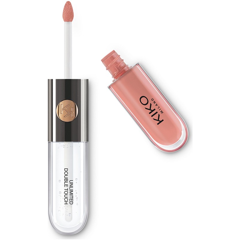 Kiko Milano Ruj - Unlımıted Double Touch - 102 Satin Rosy Beige - Uzun Süre Kalıcı Parlak / Mat Likit Lipstick
