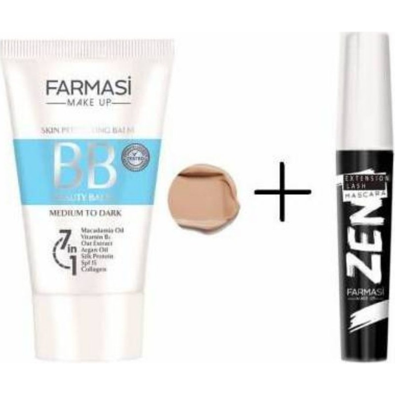 Farmasi Farması Bb Krem (Açıktan-Ortaya) 50ML + Zen Maskara