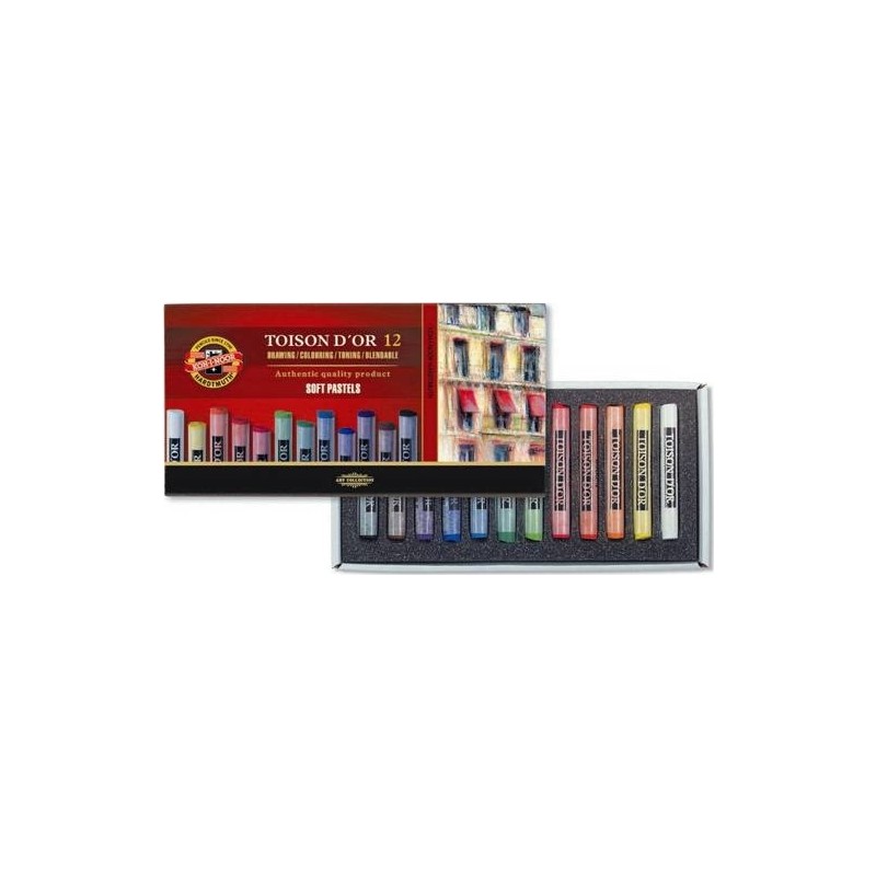 Koh-i-Noor Koh-I Noor Toison D'or Soft Pastel Boya 12 Renk