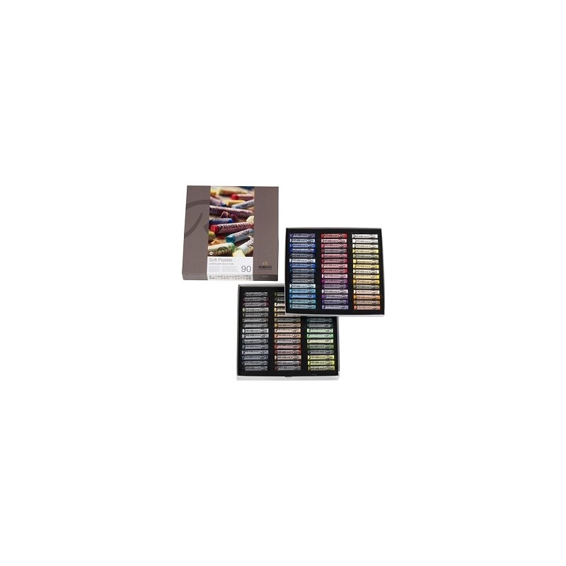 Talens Rembrandt Soft Pastel Boya 90 Renk Tam Boy Manzara