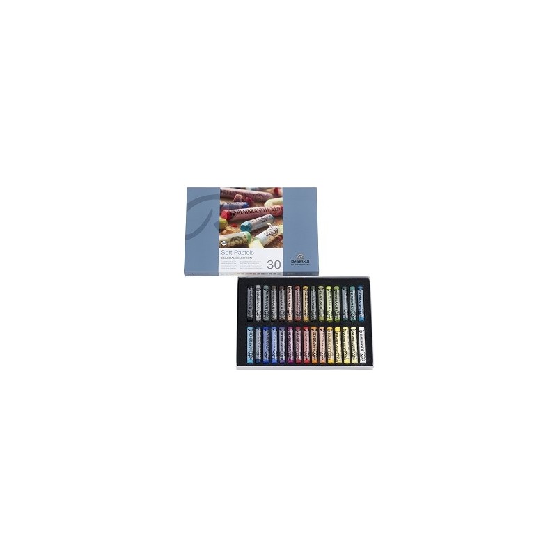 Talens Rembrandt Soft Pastel Boya Seti 30 Renk Tam Boy Genel