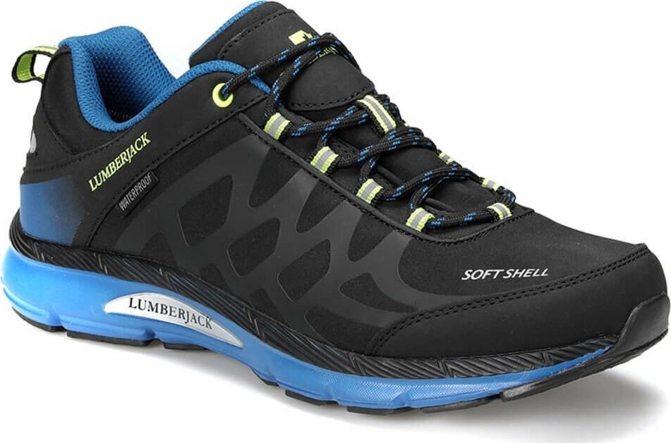 Lumberjack Ursa 9Pr Waterproof (Su Geçirmez) Outdoor Siyah Mavi Spor Ayakkabı