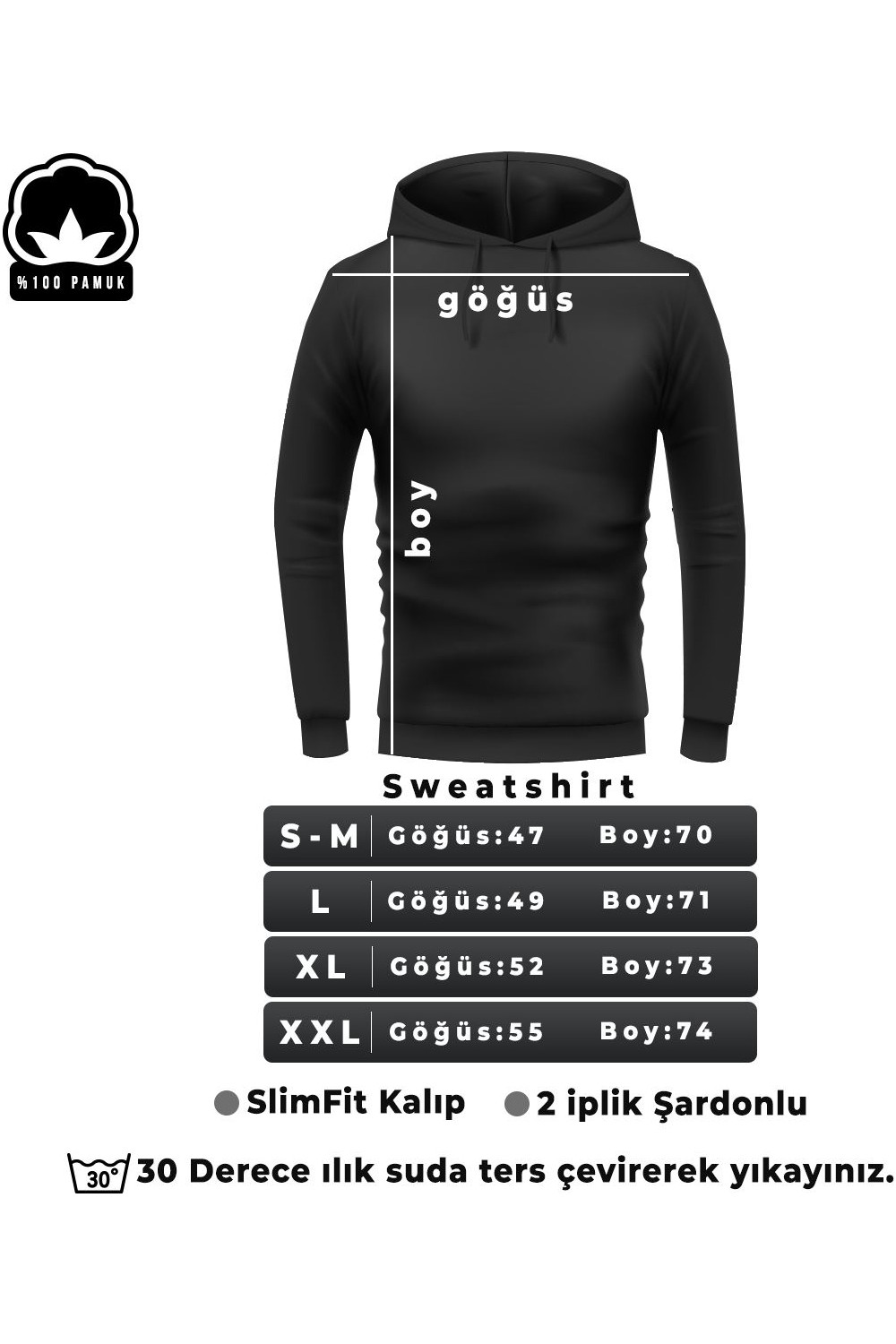 Trendypassion Jujutsu Kaisen Baskılı Sweatshirt görsel 6