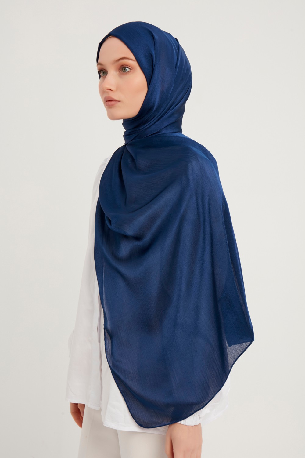 Schaless Janjanlı Krinkıl Abaye Şal 70x190cm - Siyah görsel 4