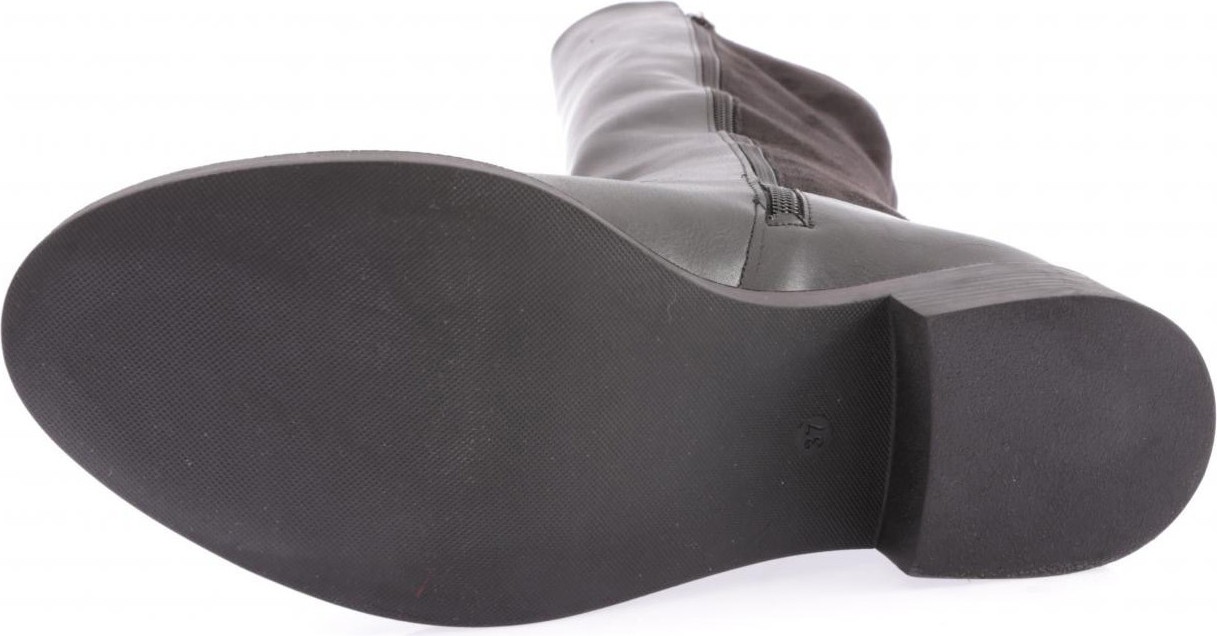 DGN 615-22K Kadin Fermuarli Knee High Çizme görsel 5
