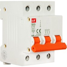 LS Bkn 3p C10    Otomatik Sigorta  6ka  C Eğrisi  3X10A