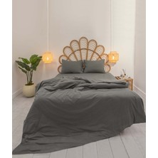 Calmo Nevresim Takımı %100 Pamuk Smoke Tek Kişilik 9571A