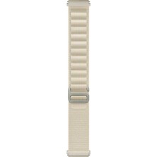 Kny Samsung Galaxy Watch 4 Classic 46 mm (20MM) Için Kumaş Desenli Naylon Kayış-Kordon Krd-74