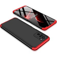 CoverZone Xiaomi Poco M5S ile Uyumlu Kılıf Soft Hard Koruma 3 Parça  Ays Mavi