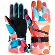 Ultralight Su Geçirmez Dokunmatik Kayak Snowboard Eldiveni