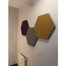 Elit Acoustic Altıgen Dekoratif Akustik Oda Kiti Renkli Ses Emici Hexagon Paneller Elit Acoustic