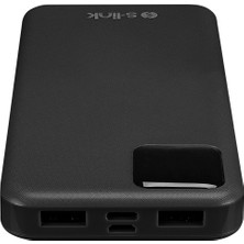 S-Link G104 10000MAH 2*usb+Type-C+Micro Kompakt Tasarım LCD Taşınabilir Pil Şarj Cihazı Powerbank