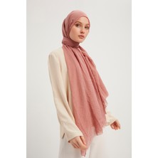 Schaless Ultra Hafif Bürümcük Şal 90x190cm  - Pudra