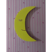 Işıklı Toplar Türkiye Çocuk Odası Dekoratif Ahşap Aydede Gece Lambası Ledli Aydınlatma