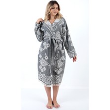 Buldan Concept Lena Peştemal Bornoz Koyu Gri