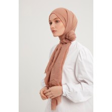 Schaless Ultra Hafif Bürümcük Şal 90x190cm  - Açık Kahve