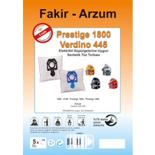 FAKİR - PRESTİJ 1800  ELEKTRİKLİ SÜPÜRGE UYUMLU SMS SENTETİK TOZ TORBASI - 20 ADET - SİYAH PLASTİK ( UYUMLU MODELLER AÇIKLAMADA )