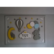 Işıklı Toplar Türkiye Çocuk Odası Dekoratif Ahşap Gece Lambası Ledli Aydınlatma