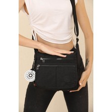 Lifonbag Kadın 6 Bölmeli Krinkıl Çapraz Omuz Çantası