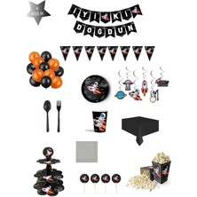 Uzay Temalı Doğum Günü Parti Seti 8 Kişilik