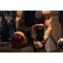 Dex Supports Fitness Ağırlık Destek Bilekliği ( Wrist Wraps ) + Diz Sargısı ( Knee Wraps )