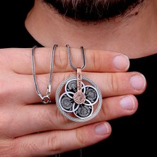 Tesbih Sepetim Kişiye Dua'lı Dönen Model Gümüş Kolye