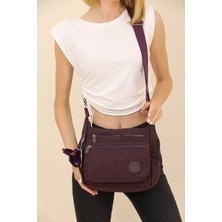 Lifonbag Kadın 6 Bölmeli Krinkıl Çapraz Omuz Çantası