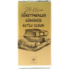 Nin Chocolate Öğretmenler Günü Kitap Desenli Tablet Çikolata 90  gr