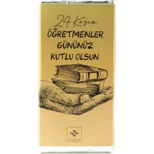 Nin Chocolate Öğretmenler Günü Kitap Desenli Tablet Çikolata 90  gr