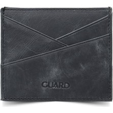 Guard Antik Siyah  Deri Kartlık