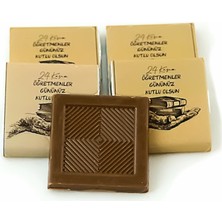 Nin Chocolate Öğretmenler Günü Kitap Desenli Kutu Napoliten Çikolata 16 Adet