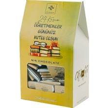 Nin Chocolate Öğretmenler Günü Kitap Desenli Kutu Çikolata 50 Adet