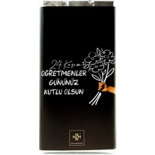 Nin Chocolate Öğretmenler Günü Siyah Tablet Çikolata 90  gr