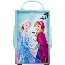 Volkano Disney Frozen Karlar Ülkesi Karaoke Seti Hoparlörlü Mikrofonlu Işıklı Lisanslı DY-1016-FRA