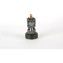 Weiller Ø16 mm - Ø22 mm Sarı Yuvarlak Ledli Yaylı Buton 24VAC/DC 1no+1nc