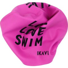 Ikavi Love Live Swim Baskılı Silikon Bone (Pembe)