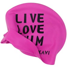 Ikavi Love Live Swim Baskılı Silikon Bone (Pembe)
