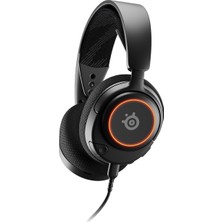 Steelseries Arctis Nova 3 Multi-System Oyun Kulaklığı — Hi-Fi Sürücüler — 360° Uzamsal Ses — Rgb Işıklar — Clearcast Gen 2 Mikrofon — Pc, Ps5, Ps4, Switch