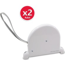 Makara Panjur Makarası (Yuvarlak Model, Panjur Ipi) Beyaz - 5 mt x 2 Adet