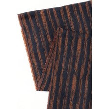 ALTINYILDIZ CLASSICS Erkek Lacivert-turuncu Desenli Atkı